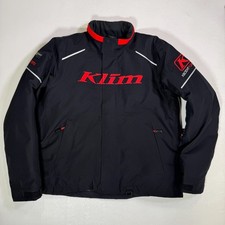KLIM Men's Rift Snowmobile Jacket Insulated Float - Large - Black - Fiery Red picture