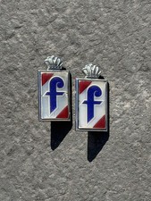 Pininfarina Side Emblems (2x) with gaskets for Fiat, Alfa, Ferrari, Maserati picture