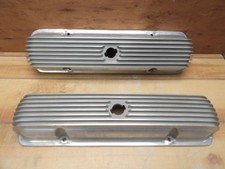 Rare Pontiac Edelbrock Aluminum Valve Covers Sand Cast 59-81 Early Vintage 🏁👀 picture