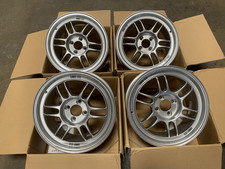 16x8  +38  |  Enkei  RPF1  4x100  Silver Paint  Wheels  (Used Set) picture