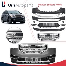 For 2017-19 GMC Acadia SLE SLT Front Bumper Cover W/ Fog Lights  No Sensor Holes picture