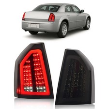 Full LED Smoke Lens Tail Light Brake Lamp For Chrysler 300C 2008-2010 picture