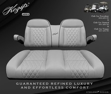 'KOZIP' CLUB CAR PRECEDENT/TEMPO GOLF CART FRONT SEAT/BACKREST CUSHION SET GRAY picture