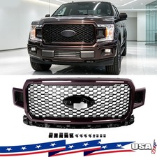For Ford F-150 F150 2018 2019 2020 Front Upper Grille Grill Assembly Magma Red picture
