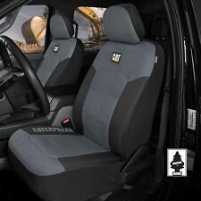 For FORD Caterpillar Car Truck Seat Covers for Front Seats Set - Black  / Grey picture