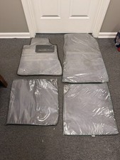 1996-1999 Mercedes-Benz W210 Velour green/ gray floor mats New Old Stock picture