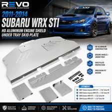 ✅ 2011-2014 Subaru WRX STI HD Aluminum Engine Shield Under Tray Skid Plate picture