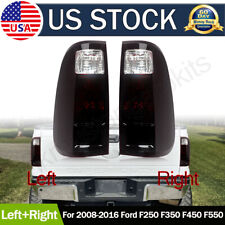 For 08-16 Ford F250 F350 F450 F550 SuperDuty Tail Brake Lights Rear Lamps Smoked picture