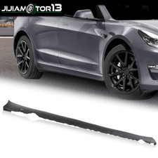 Right RH Side Skirt Molding Rocker Lower Cover Fit For 2017-2025 Tesla Model 3 picture