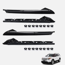 4Pcs For 11-19 Ford Explorer Left Right Side Windshield A-Pillar Molding Trim picture