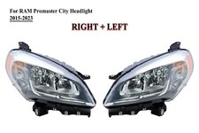 Pair Right+Left Side Headlight Head Lamp With Bulbs For 15-23 RAM Promaster City picture