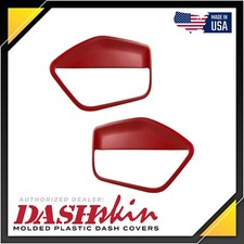 DashSkin Molded Door Panel Inserts for 05-09 Mustang in Red picture