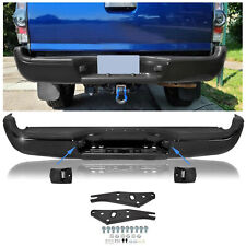 NEW Steel - Complete Black Rear Bumper Assembly For 2005-2015 Tacoma 05-15 SR5 picture