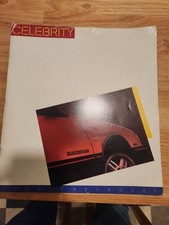 1986 Chevrolet Celebrity Dealer Sales Brochure Eurosport Original Catalog picture