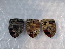 (Only 2 Left) 1970-1986 OEM Porsche 911 912 924 944 Hood/ Front Emblems, READ  picture