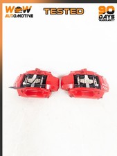 03-16 MASERATI GRANTURISMO FRONT RIGHT LEFT BRAKE CALIPER ASSEMBLY RED SET OEM picture