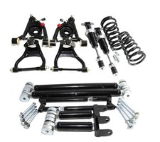CoilOver+F&R Upper Lower Trailing Control Arms Set for 68-72 Chevelle A Body picture