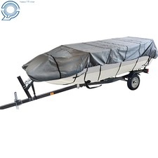 For Jon Boat Cover Trailerable Marine Grade waterproof 600D 12ft 14ft 16ft 18ft picture