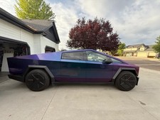 Cybertruck DIY PPF Paint Protection Film Wrap Color Change PET Aurora Chameleon picture
