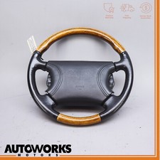 98-03 Jaguar XJR X308 Steering Wheel Leather W/ Multifunction Switch OEM picture