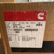 This is a Genuine Cummins Oil Cooler Kit, part 4955831. picture