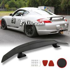 For Porsche Cayman S Carrera Rear Trunk Spoiler Racing Lip GT Wing Carbon Look picture