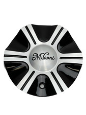Milanni Black And Machined Wheel Center Cap V452-CAP (AL) picture