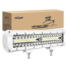 Nilight Marine LED Light Bar 12Inch White Spot Flood Combo Navigation Light picture