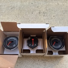 1967 1968 FORD MUSTANG  GAUGE set of 3 - NEW Reproduction picture