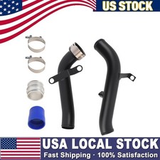 Aluminum Turbo Discharge Pipe & Coupling Kit For VW GTI MK6 Jetta MK5 2.0T TSI picture