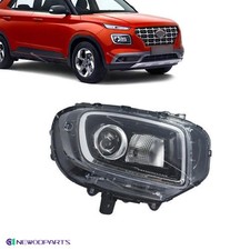 Headlight Halogen Headlamp Chrome Fit 2020-25 Hyundai Venue Right Side W/O DRL picture