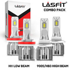 4x LASFIT 9005 H11 LED Headlight Bulbs Conversion Kit High Low Beam Bright White picture