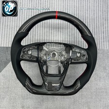 Customized black Carbon Fiber Leather Steering Wheel for 2017-2021 Honda CR-V picture