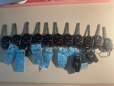 OEM Lot of 11 Subaru Remote Head Key Combos 4 Button -Used- CWTWB1U811 - G Blade picture