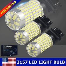 2X/4X/10X White 3157 3457 3057 Signal 144SMD Backup Reverse Turn LED Light Bulbs picture