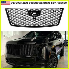 Gloss Black Front Bumper Grille For 2025-2026 Cadillac Escalade ESV Luxury Sport picture
