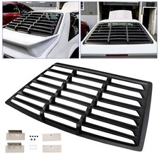 For Ford Mustang Fastback 1979-1993 Black Rear Window Louver Sun Shade Cover ABS picture