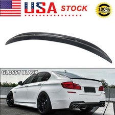 For 10-16 BMW F10 5 Series 535i 528i Trunk Lip Rear Gloss Black M5 Spoiler Wing picture