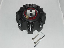 NEW BALLISTIC 8 LUG CAO-WX05-165.1-170-8H LG0805-11 BLACK WHEEL RIM CENTER CAP   picture