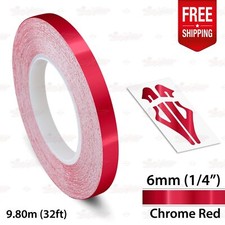 CHROME RED 1/4