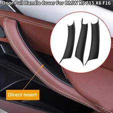 3X Inner Handle Interior Door Panel Pull Trim Fit BMW X5 F15 X6 F16 2015-2018 picture