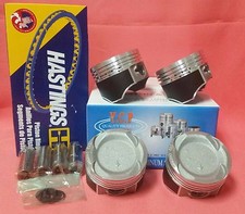 YCP 75mm Vitara Pistons TeflonCoated LowComp Rings For Honda Crx Civic D16 Turbo picture
