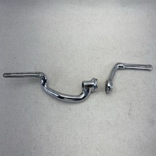 Triumph Pre Unit Footpegs Footrest Pair 1954-59 Swing Arm Model 500 650 OEM picture
