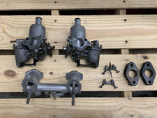 ORIG SU 1/1/4 ENGINE CARBURETOR SET MG MIDGET HEALEY SPRITE 1963-67 AUD136 picture