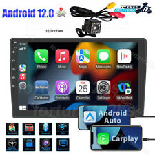 Double 2DIN Rotatable 10.1'' Android 12 Touch Car Stereo Radio GPS Wifi Carplay picture