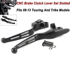 Pair Brake Clutch Hand Levers For Harley Touring Road King Street Glide 2008-22 picture