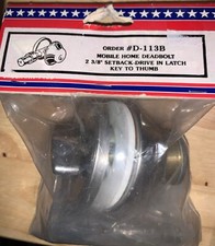 NOS US Hardware Mfg. Mobile Home Deadbolt Lock #D-113B ***FREE SHIPPING*** picture