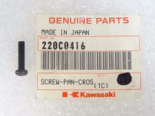 QTY 5 | 1983-2024 Kawasaki KX80 KX65 KLX110L OEM Screw-Pan-Cros 220C0416 picture
