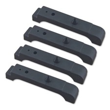 4Sets Radiator Pad Insulators Rubber Cushion Fit GM 1968-1982 Correct WITH METAL picture