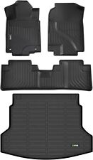 All Weather Floor Mats and Cargo Trunk Liner Custom Set For 2012-2016 Honda CR-V picture